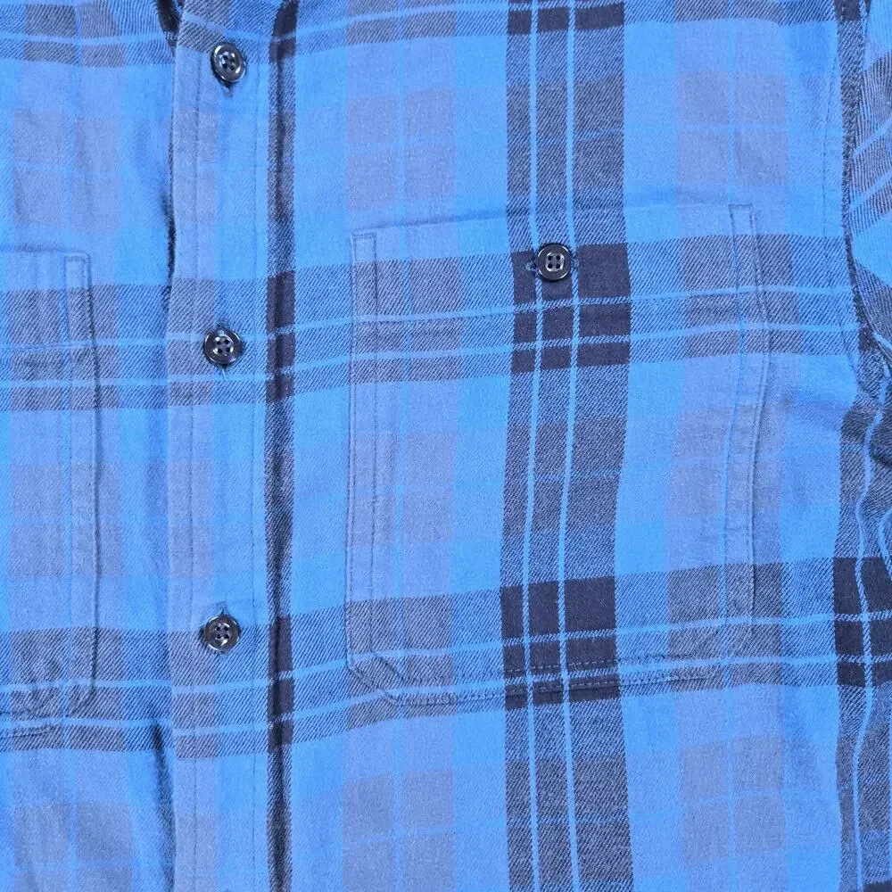 The North Face Arroyo Long Sleeve Button‎ Up Blue Flannel Men's Size Medium